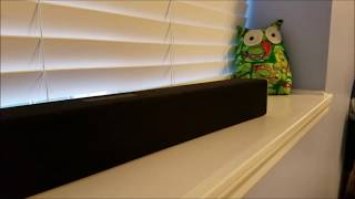 Vizio 21 sound bar review  sound test in under 4 minutes [upl. by Woodruff]