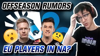 2020 LCS Roster Rumors Broxah to TL Svenskeren leaving C9 [upl. by Ayotnahs94]