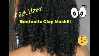 I Left Bentonite Clay In My Hair For 24 Hours [upl. by Nnairek]