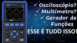 A melhor opção em osciloscópio portátil  OWON HDS272S [upl. by Dion]