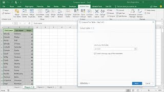 Compare 2 Excel worksheets and remove duplicates [upl. by Lisabeth]