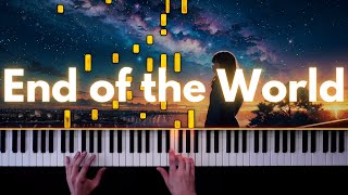 End of the World Skeeter Davis Piano Cover [upl. by Etnoed584]