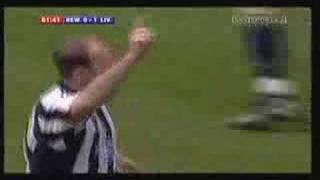 Shearer penalty vs liverpool [upl. by Omsoc]