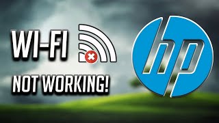 Fix HP WiFi Not Working in Windows 1087 2024 [upl. by Hally168]