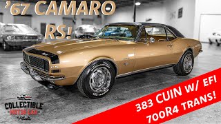 GOLD OVER GOLD 1967 Chevrolet Camaro RS  Collectible Motorcar of Atlanta [upl. by Lenna948]