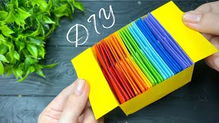 Foldable Paper Box 📦 How to make Foldable Paper Box Paper Craft [upl. by Arahas]