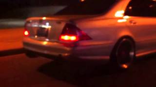 Mercedes W220 S600 biturbo amazing sound exhaust [upl. by Naed831]