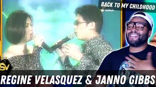 SINGER REACTS to Regine Velasquez amp Janno Gibbs singing ‘If I Never Knew You’  REACTION [upl. by Anett]