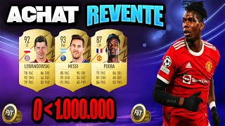 ACHAT REVENTE FUT 22  PASSER DE 0K à 1M 📈 SUPER FACILEMENT  TUTO ACHAT REVENTE [upl. by Aramal339]