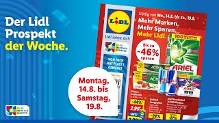 Der Lidl Prospekt der Woche  Angebote von Montag 148 bis Samstag 198 [upl. by Naanac]