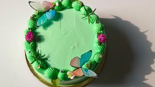 Pinterest Cake design 🎀🦋easy amp simple design to decorate your cake🌸🏵️ chocolate mousse cake [upl. by Hellene]