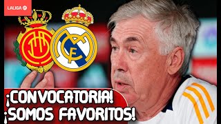 CARLO ANCELOTTI Rueda de Prensa y Convocatoria PREVIA MALLORCA vs REAL MADRID LALIGA [upl. by Rimma]