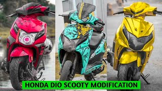 Best Honda Dio Scooty Modified  Dio Scooty Modification [upl. by Grossman]