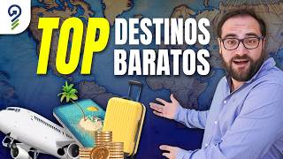 Cómo VIAJAR BARATO ¡15 Destinos BARATOS que no te puedes perder [upl. by Popele741]