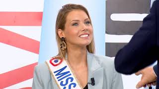 Quand Jean Lassalle refuse de quitter le plateau sur lequel entre Amandine Petit miss France 2021 [upl. by Jobe548]