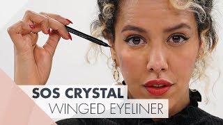 Hoe breng je eyeliner aan l SOS Crystal [upl. by Kenley]