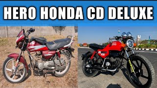 Hero Honda CD Deluxe Modified  Bike Modification 😯😯 🔥🔥 [upl. by Rogozen]