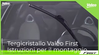 Valeo First Tergicristallo quotIstruzioni per il montaggioquot Hook [upl. by Ventura]