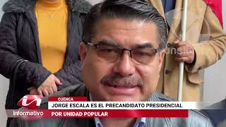 Jorge Escala es el precandidato presidencial por Unidad Popular [upl. by Estrella235]