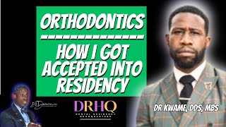 ORTHODONTICS Residency TIPS amp One Dentists Journey  DrDarwin™️ DRHQ [upl. by Aved]