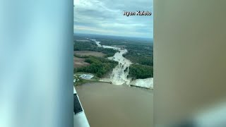 WATCH Edenville Dam breach viewer video [upl. by Elbring]