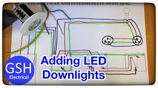 Wiring Diagram 2 Plate Method How to Add Multiple More LED Downlights Spotlights to Your Circuit [upl. by Helmut786]