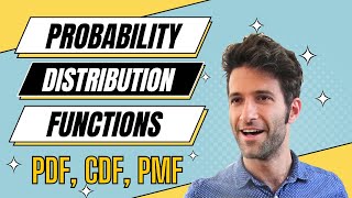 Probability Distribution Functions PMF PDF CDF [upl. by Tail714]