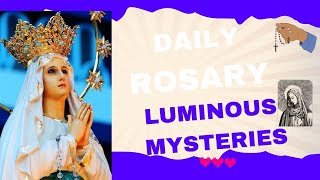 Rosary in honour of mother Mary Scriptural Rosary Luminous mystery holyrosary blessedmother [upl. by French]