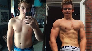 16 Year Old Incredible 1 Year Body Transformation [upl. by Lemak298]