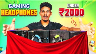 Top 5 Best wired Headphones Under 2000 Rs🔥Best Gaming Headsets in India 2024 [upl. by Ensign]