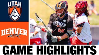 Utah Archers vs Denver Outlaws Highlights  2024 Premier Lacrosse League  PLL Highlights [upl. by Nessim]