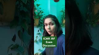 ICMR JRF Exam Discussion 2024 icmr icmrjrf phdentranceexam jrf exam phdentrance lifesciences [upl. by Dail500]