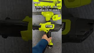 The new Ryobi PSBLB01B blower ryobi ryobitools powertools homedepot newtools newtool [upl. by Marijo]