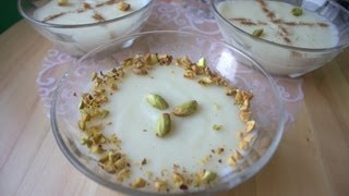 mhalbi  creme au riz dessert algerien pour ramadan [upl. by Yhtimit]