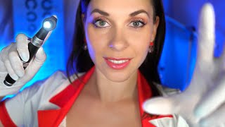 ASMR Unclogging Your Ears Relaxing Ear Cleaning Otoscope Tuning Fork Hearing Test  Soft Spoken [upl. by Kablesh555]