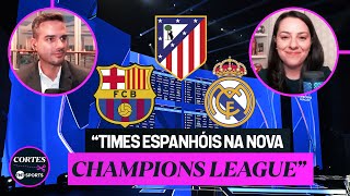 VEJA TODOS OS CONFRONTOS DOS TIMES ESPANHÓIS NA FASE DE LIGA DA NOVA CHAMPIONS LEAGUE [upl. by Airtened]