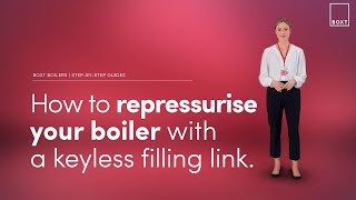 How to repressurise your boiler with a keyless filling link  BOXT Boilers [upl. by Banna]