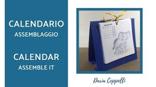 calendario da stampare tutorial [upl. by Adnilre]