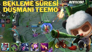 TEEMO İLE BEKLEME SÜRESİ DÜŞMANI OLMAK NO TROL YES WİN  Wild Rift [upl. by Konstance426]