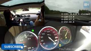 Jaguar XJ 30 V6 Supercharged AWD 0260 kmh GREAT Acceleration amp Top Speed Run on Autobahn [upl. by Bigler55]