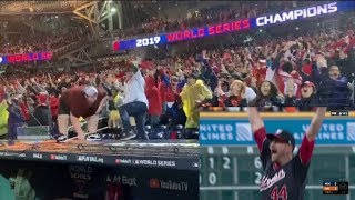 Best Fan Reactions to the Washington Nationals winning the World Series [upl. by Yelir848]