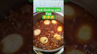 Pork Giniling with EggPinoy RecipeDelicious and NutritiousMamshi V [upl. by Lynus844]