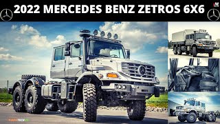 Mercedes Zetros 2022  Mercedes Zetros 6x6 Offroad Test Drive  Features amp Specs [upl. by Dov]