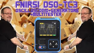 SHU23  Unboxing  FNIRSI DSOTC3  Oscilloscopio  generatore  MULTITESTER [upl. by Lian279]