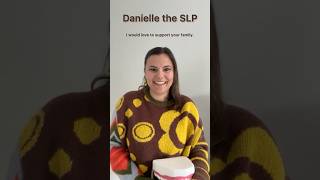 Hi Im Danielle the SpeechLanguage Pathologist SLP [upl. by Veleda]