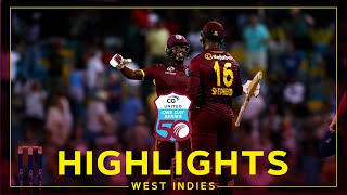 Highlights  West Indies v England  Tense Chase Gives Windies Series Victory  3rd CG United ODI [upl. by Einon]