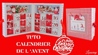 Calendrier de lavent TUTO advent calendar scapbooking scrapbook calendrierdelavent [upl. by Leicam629]