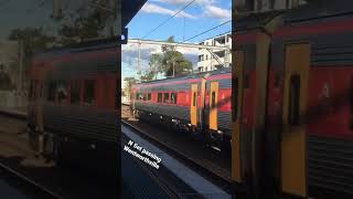 N set passing Wentworthville Station train trainspotting publictransport nswtrains [upl. by Ylellan]