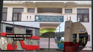 Hindon river metro station Rithala metro station new delhi Hindon river ghaziabad delhimetro [upl. by Asilanna]