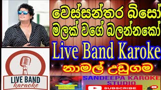 Namal udugama nonstop karoke  Wesaanthara biso  Malak wage balannako  Karoke  with lyrics [upl. by Timothee]